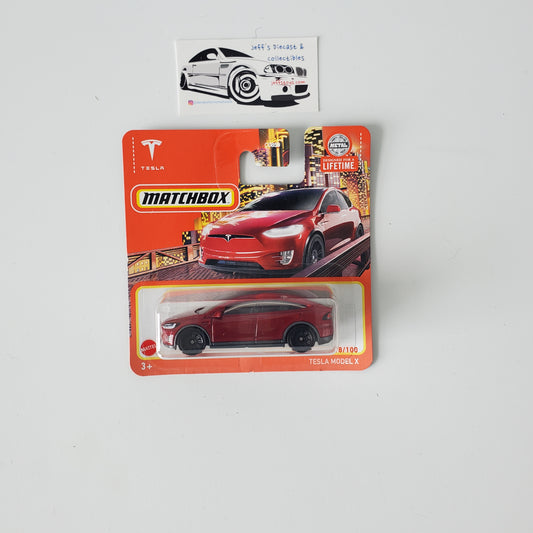 2024 Matchbox Tesla Model X Short Card