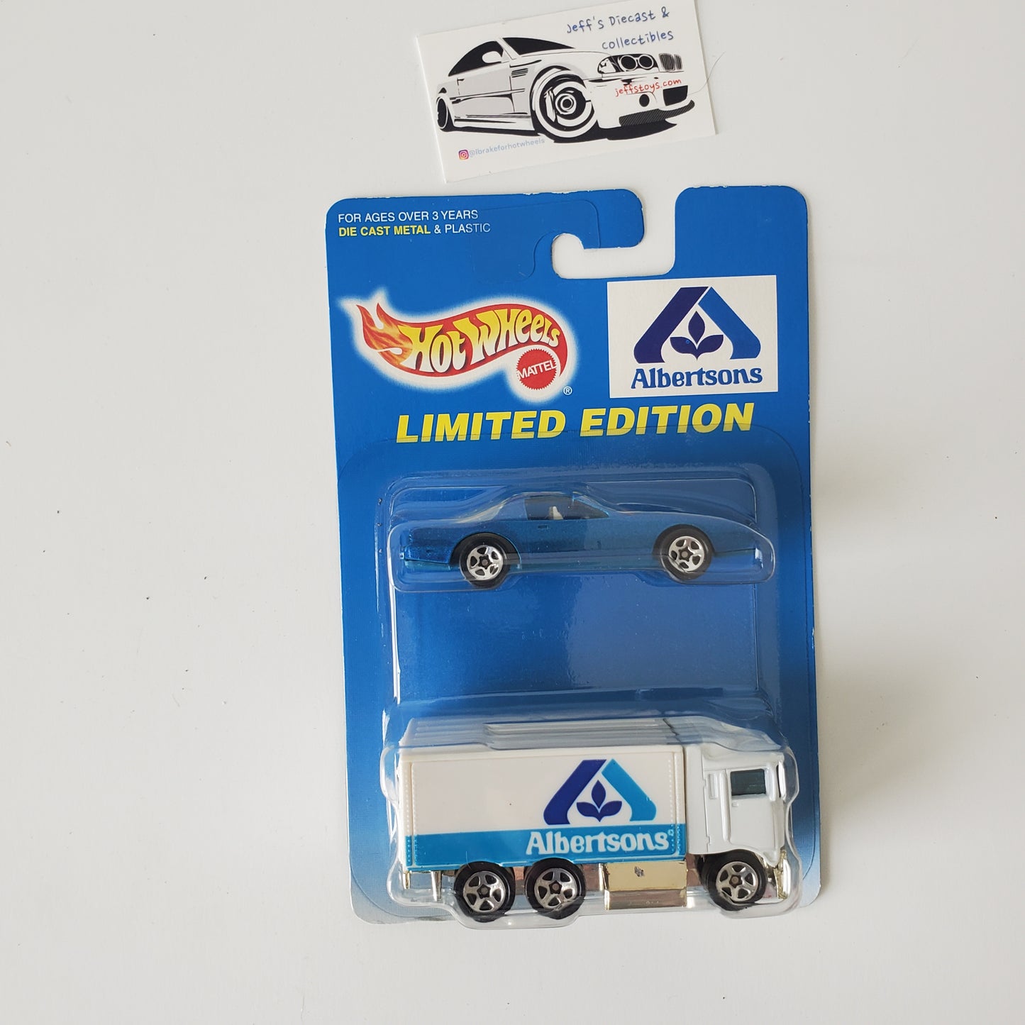 1997 Hot Wheels '80's Firebird & Albertson Hiway Hauler Truck