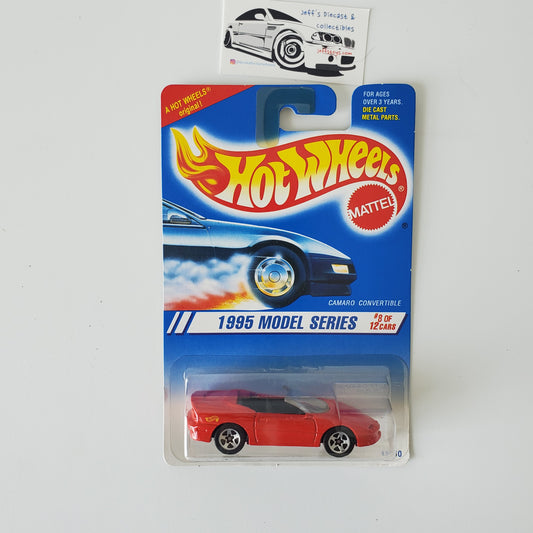 1995 Hot Wheels Camaro Convertible #344 Red