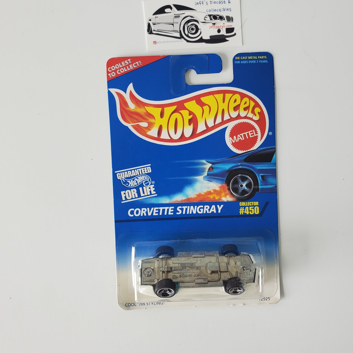 1996 Hot Wheels Corvette Stingray #450 **Error