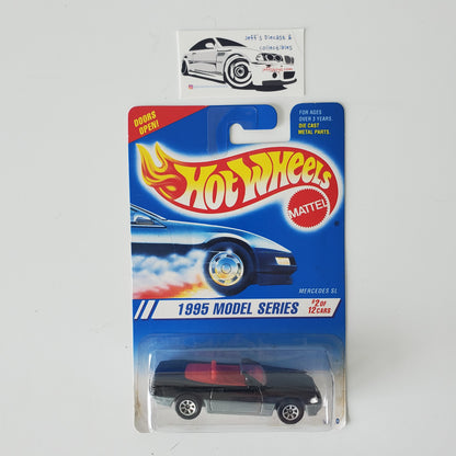 1995 Hot Wheels Mercedes-Benz SL #342 7 Spoke