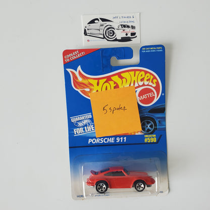 1998 Hot Wheels Porsche 911 #590 5 Spoke