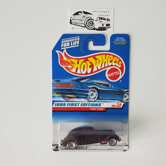 1999 Hot Wheels 1936 Cord First Edition #649