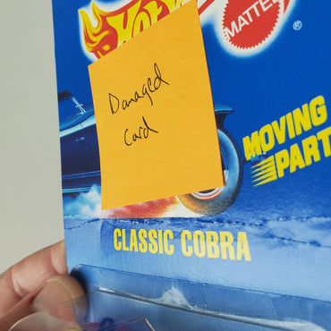 1991 Hot Wheels Classic Cobra #31 Damaged Card