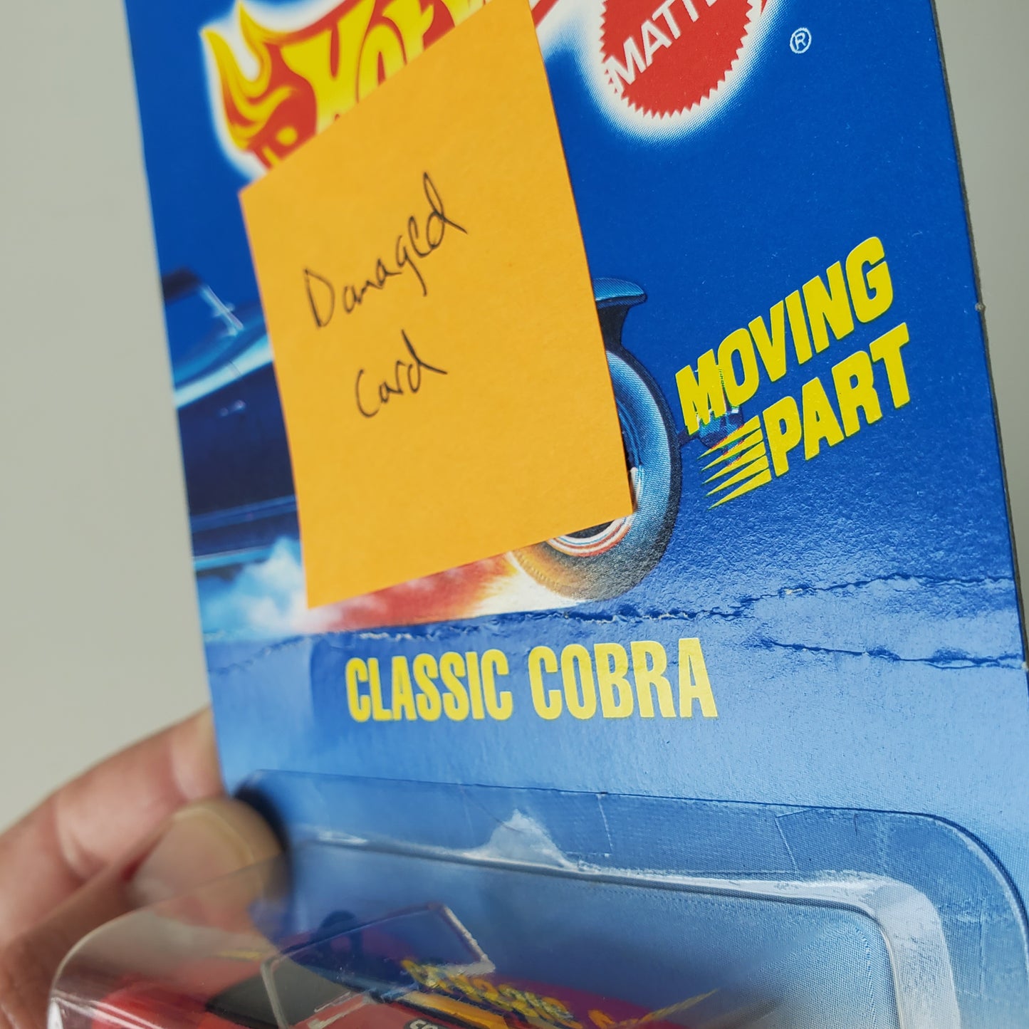 1991 Hot Wheels Classic Cobra #31 Damaged Card