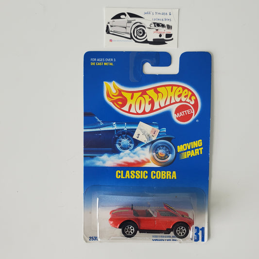 1991 Hot Wheels Classic Cobra #31