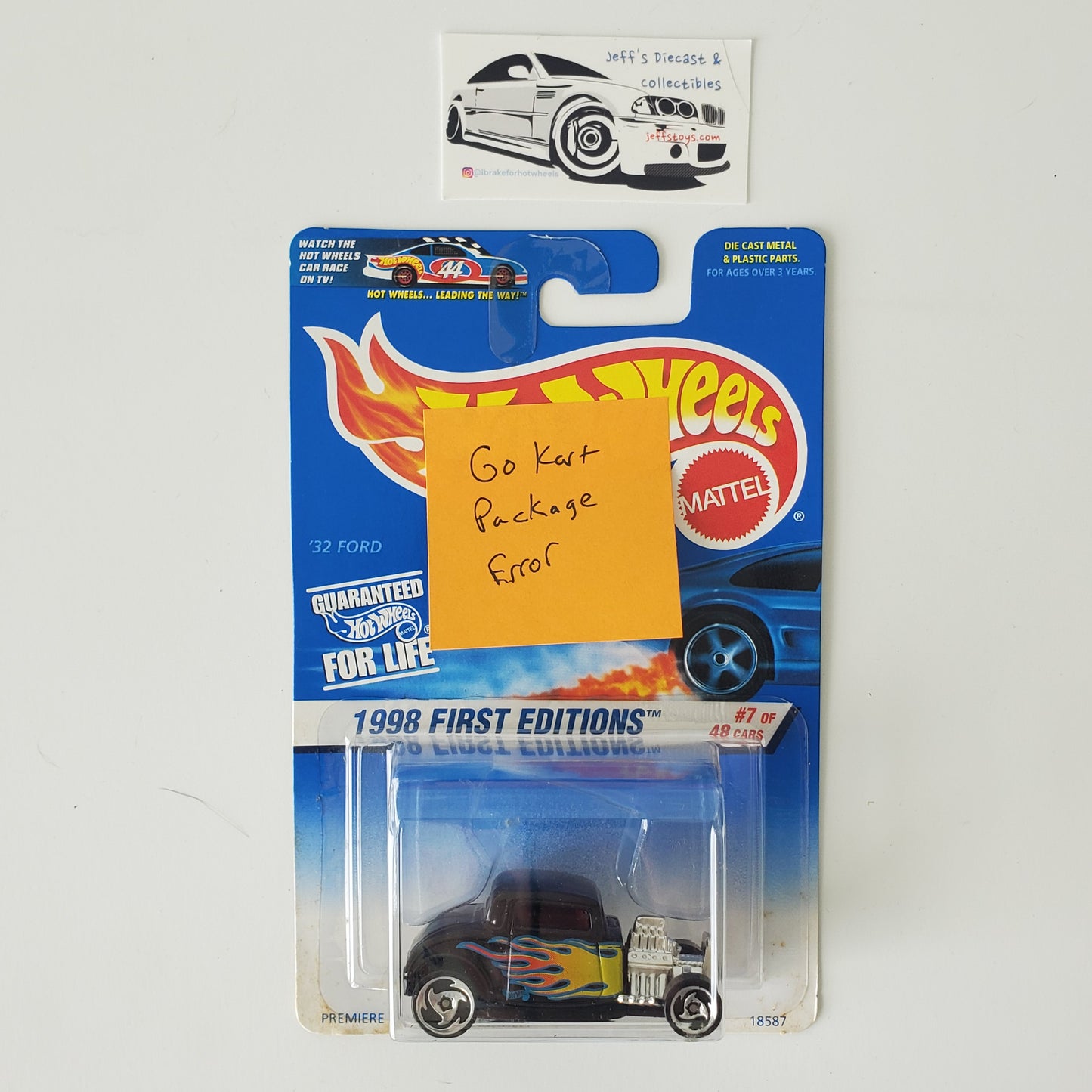 1998 Hot Wheels '32 Ford #636 **Error