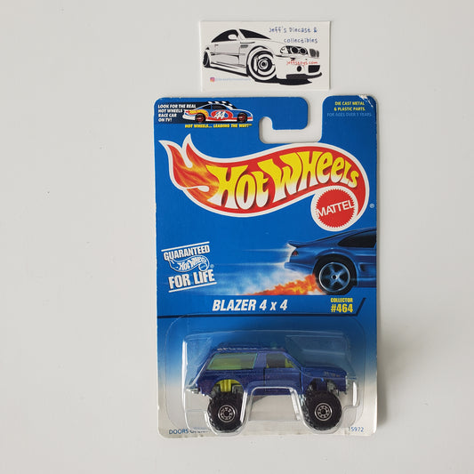 1996 Hot Wheels Chevy Blazer 4x4 #464