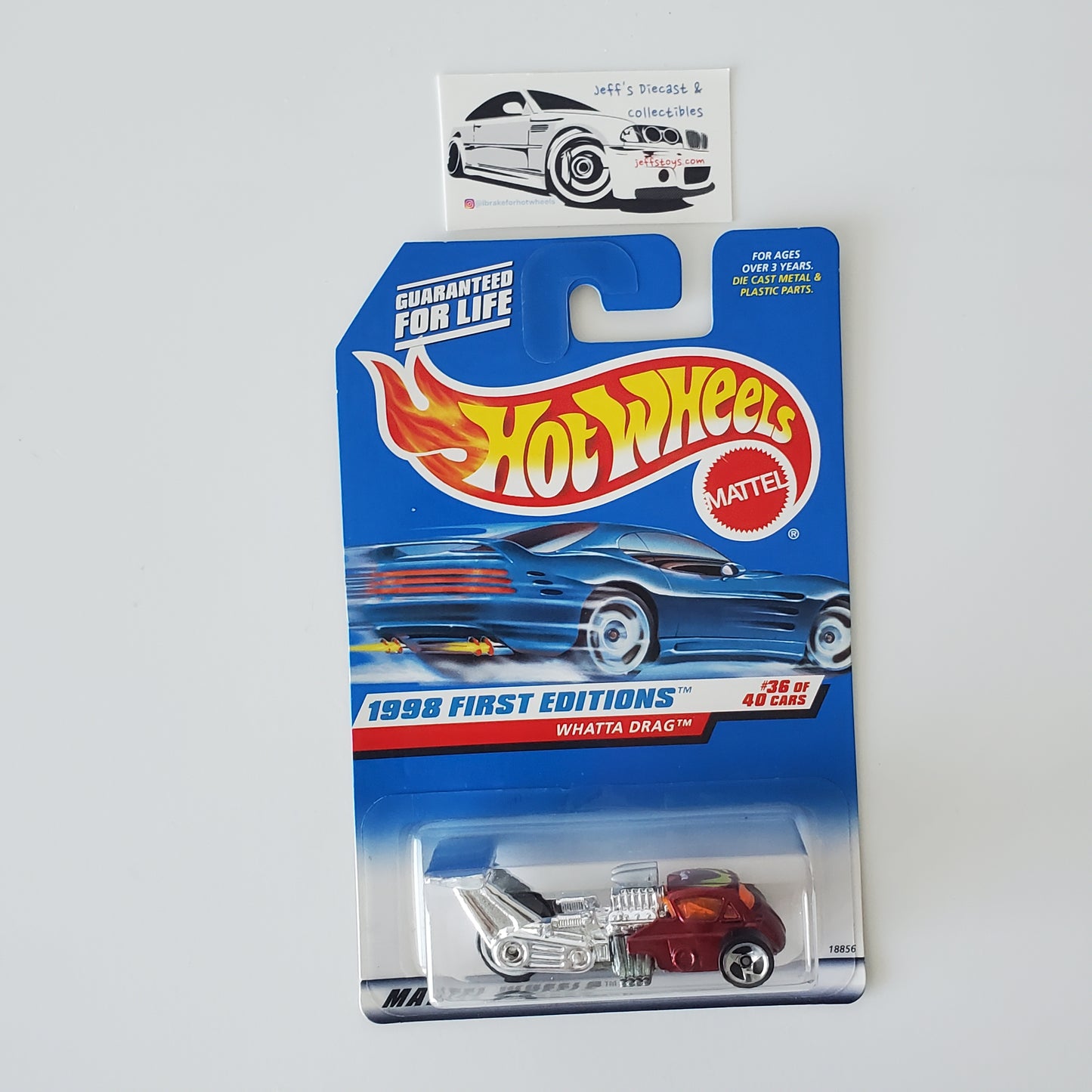 1998 Hot Wheels Whatta Drag #673 (BMW Isetta)