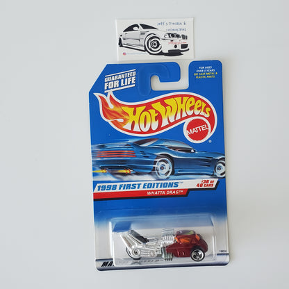 1998 Hot Wheels Whatta Drag #673 (BMW Isetta)