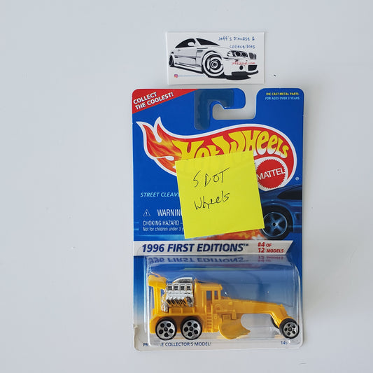 1996 Hot Wheels Street Cleaver #373 5 DOT Wheels