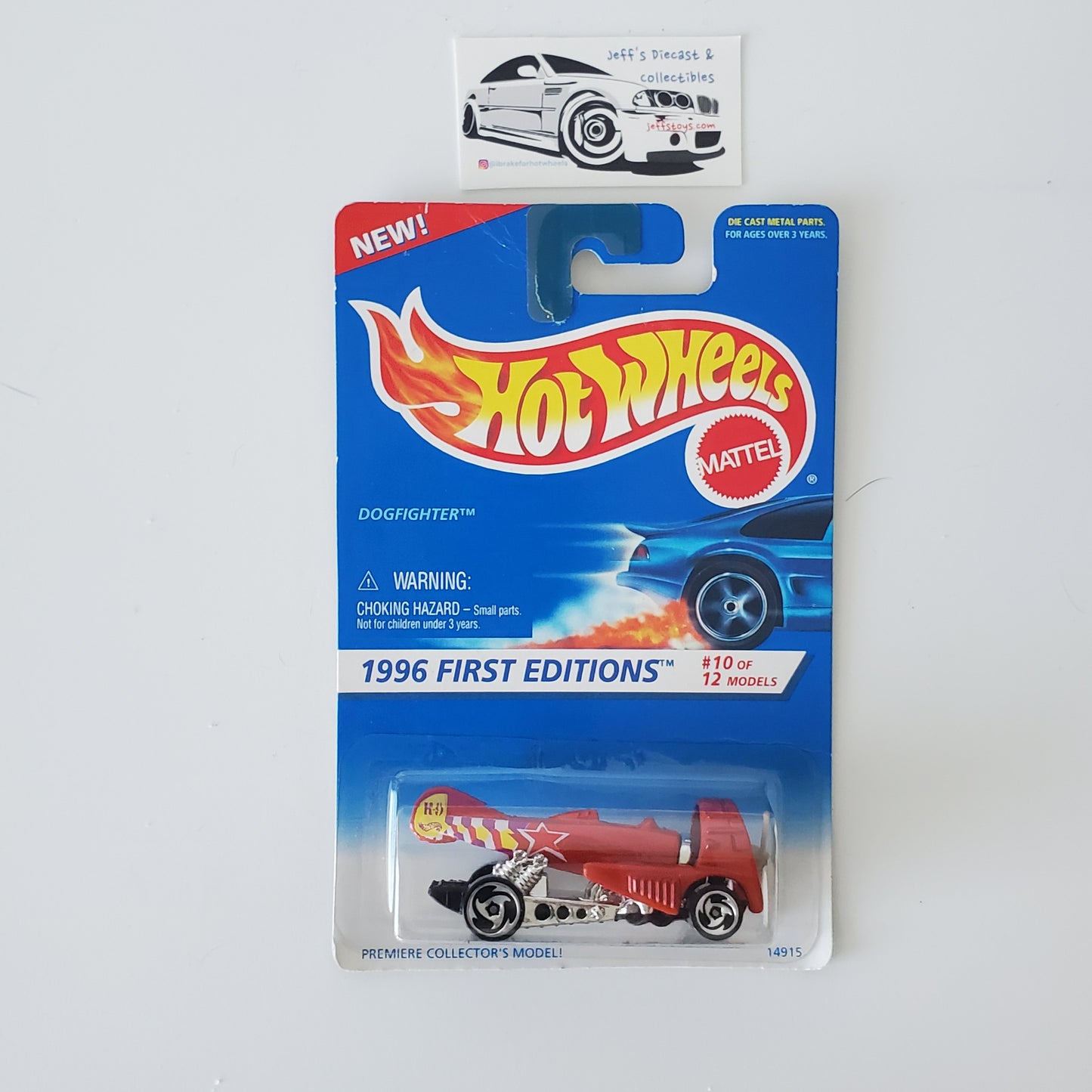 1996 Hot Wheels Dogfighter #375 S/B Wheels