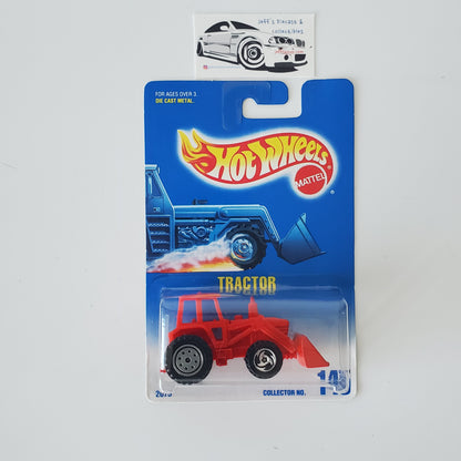 1991 Hot Wheels Tractor #145 Red