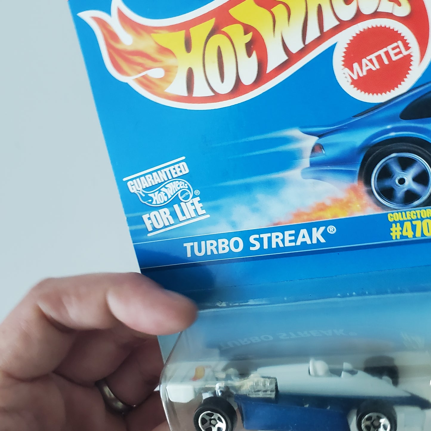 1996 Hot Wheels Turbo Streak #470 **Error No Tampos