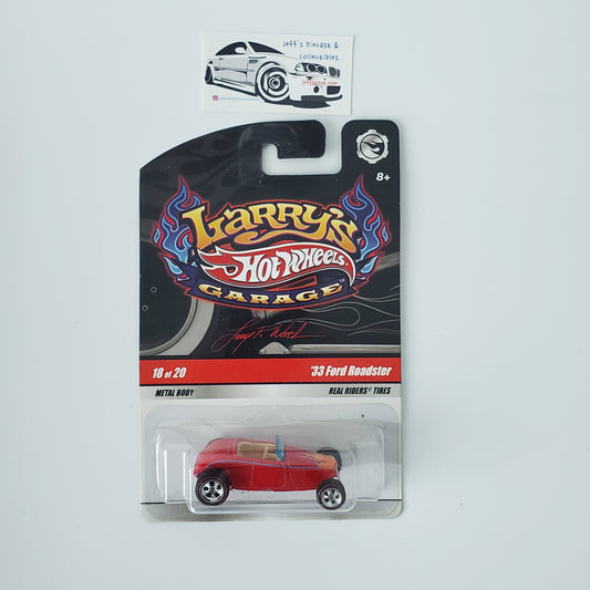 2009 Hot Wheels Larry's Garage '33 Ford Roadster #18 Real Riders