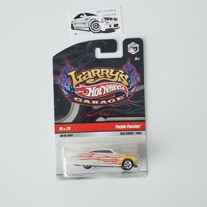 2009 Hot Wheels Larry's Garage Purple Passion #10 CHASE-signed