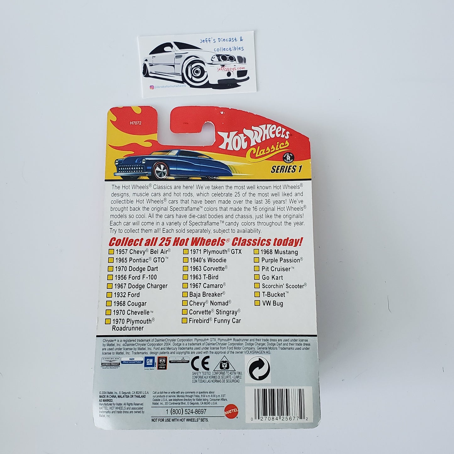 2004 Hot Wheels Classics Series 1 1968 Cougar Blue