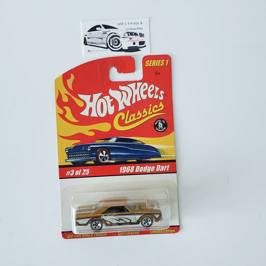 2004 Hot Wheels Classics Series 1 1968 Dodge Dart Gold