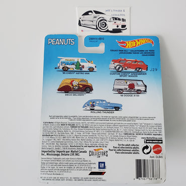 2016 Hot Wheels Peanuts Custom Chevy Greenbrier **Bad Card