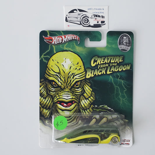 2012 Hot Wheels Creature from the Black Lagoon Low Flow **Bad Card