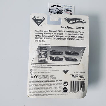 2007 Hot Wheels Superman Daily Planet Delivery w/Mini Figure **Bad Card