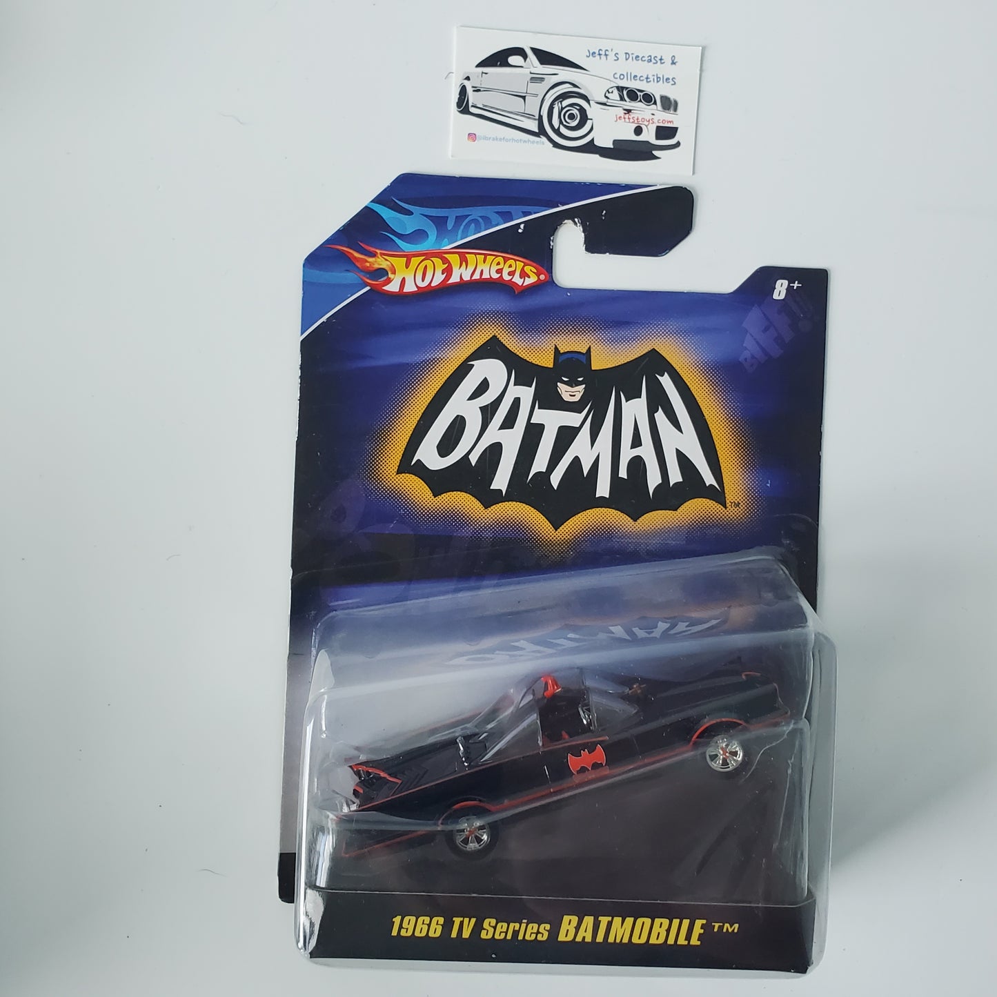 2007 Hot Wheels Batman 1966 TV Series Batmobile 1:50 Scale