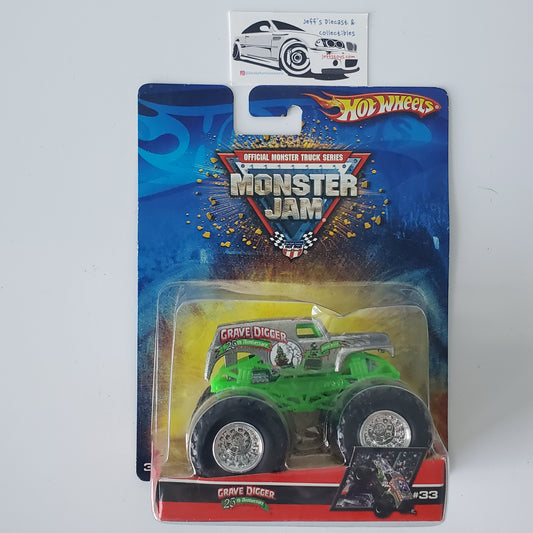 2006 Hot Wheels Grave Digger # 33 Monster Truck Monster Jam