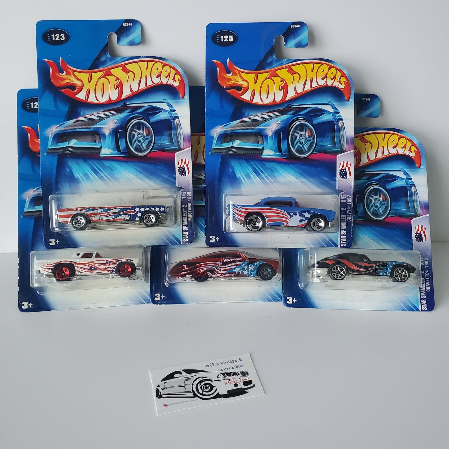 2004 Hot Wheels Star Spangled Series Complete Set