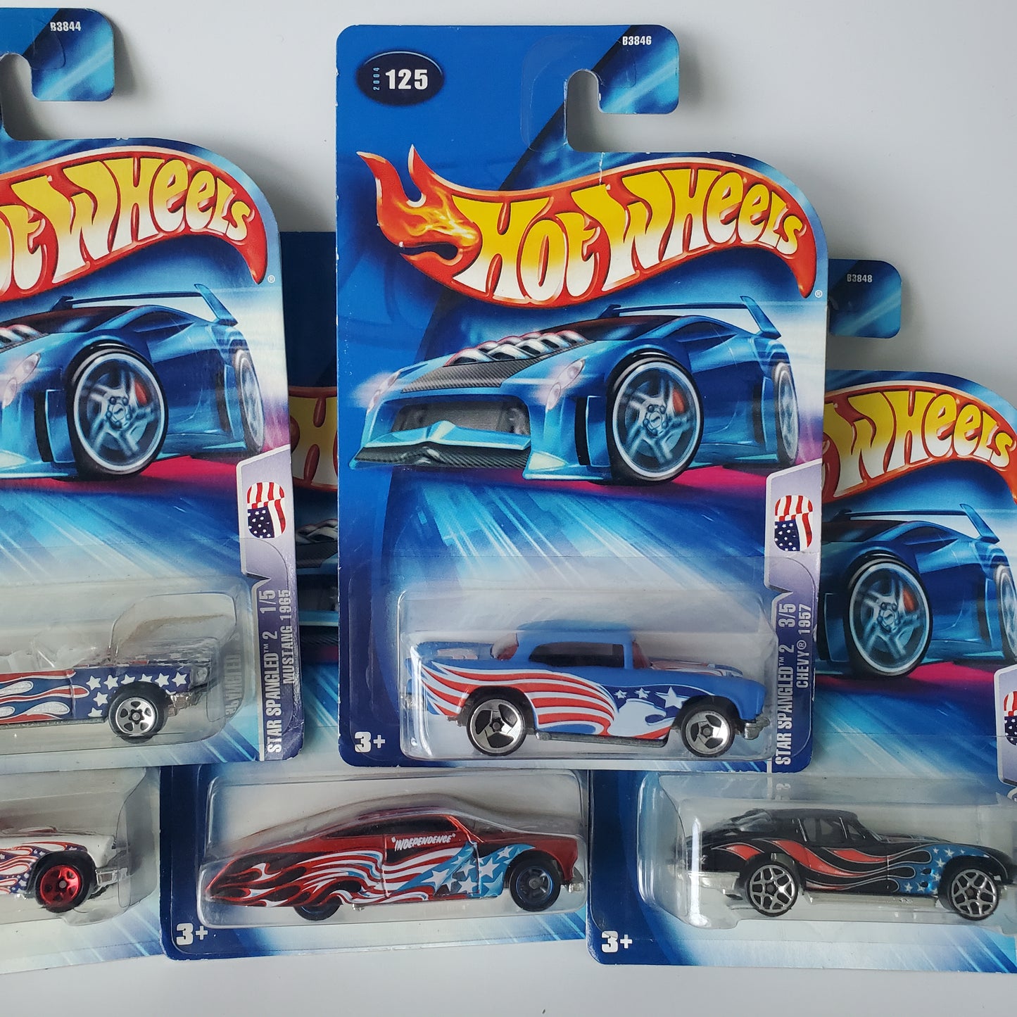 2004 Hot Wheels Star Spangled Series Complete Set