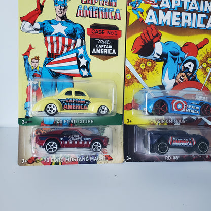 2015 Hot Wheels Captain America Series Complete