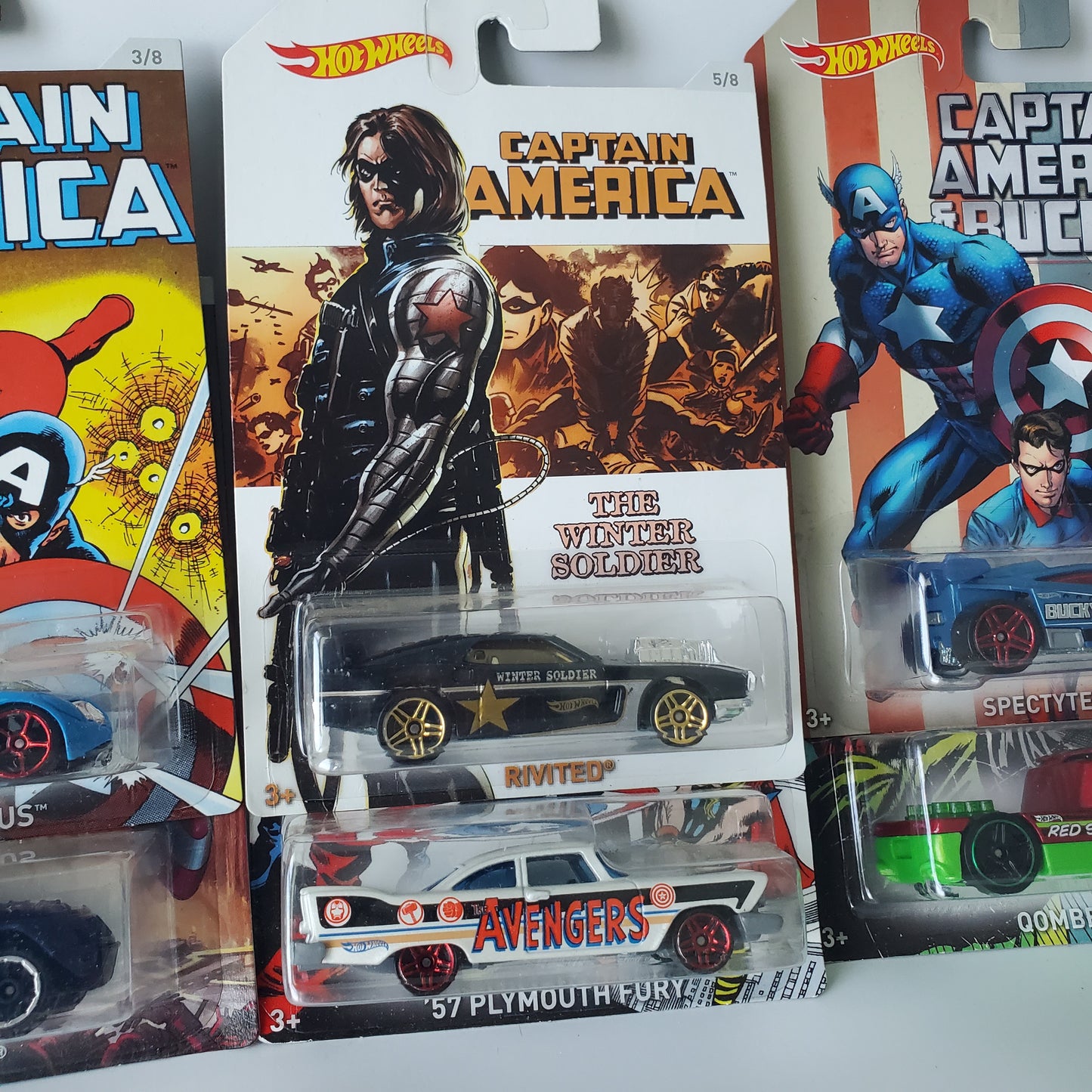 2015 Hot Wheels Captain America Series Complete