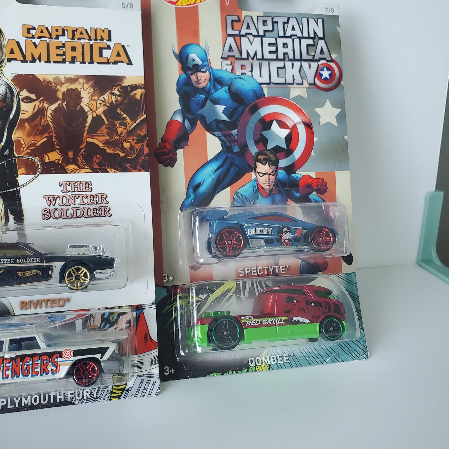 2015 Hot Wheels Captain America Series Complete