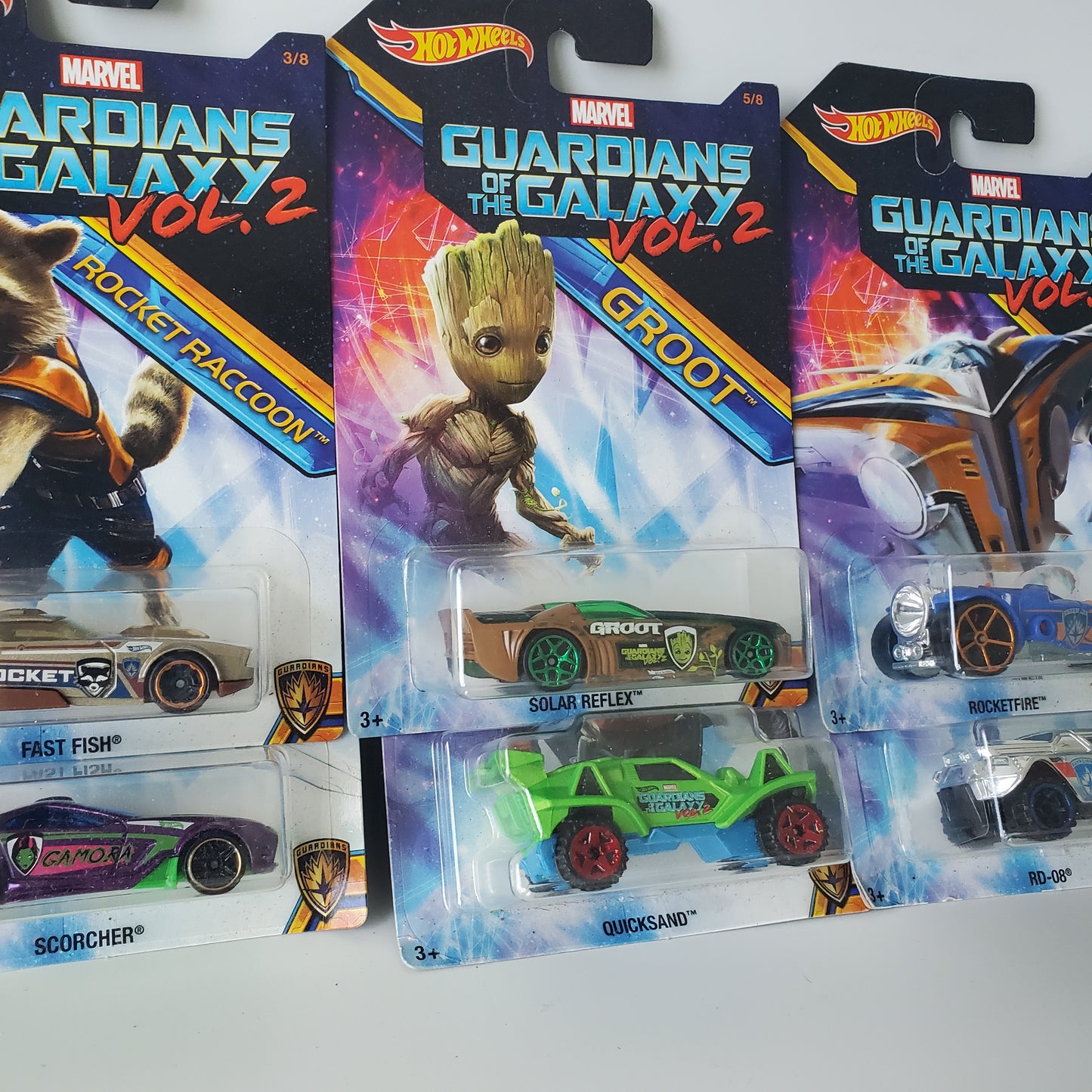 2016 Hot Wheels Guardians of the Galaxy Vol 2 - Complete Set