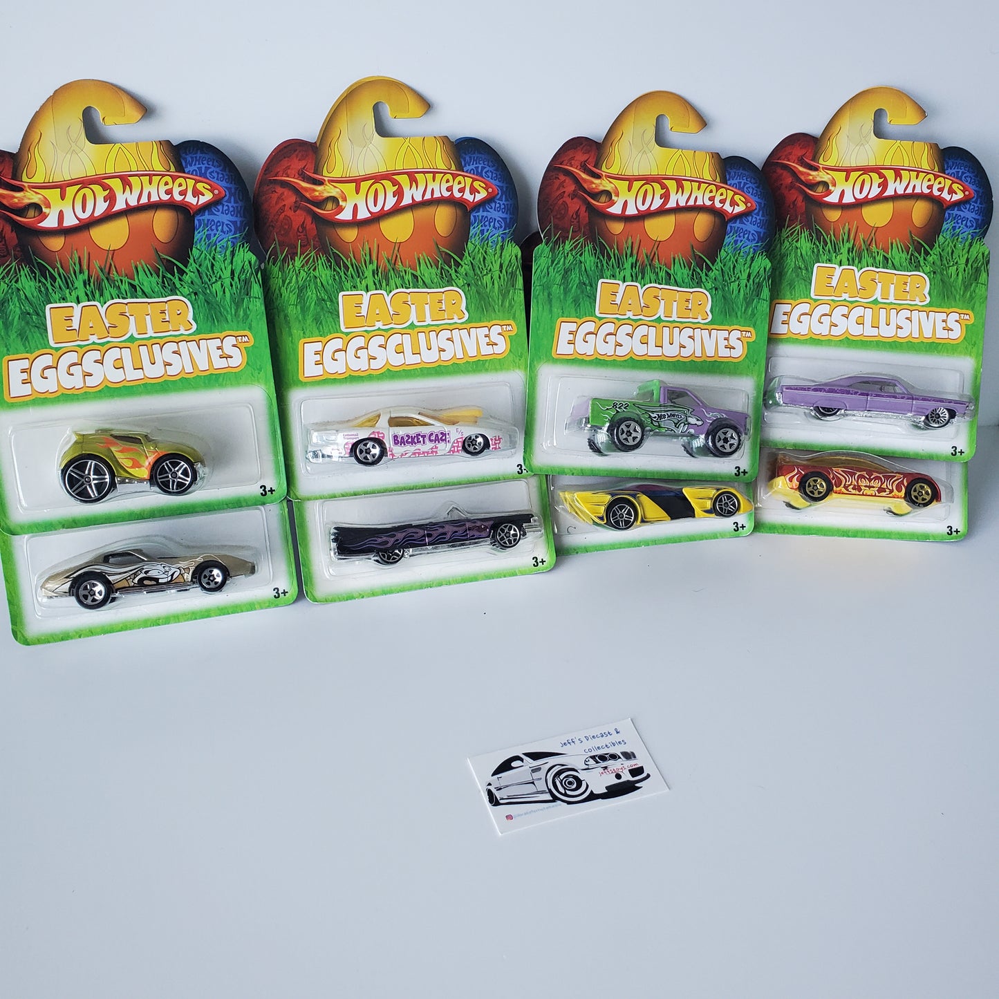 2008 Hot Wheels Easter Eggsclusives 8 Car Set - Complete