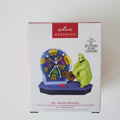 2023 Hallmark Mr. Oogie Boogie Nightmare before Christmas Magic Ornament