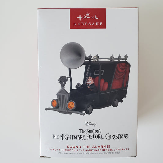 2023 Hallmark Nightmare Before Christmas Sound the Alarms Magic Ornament