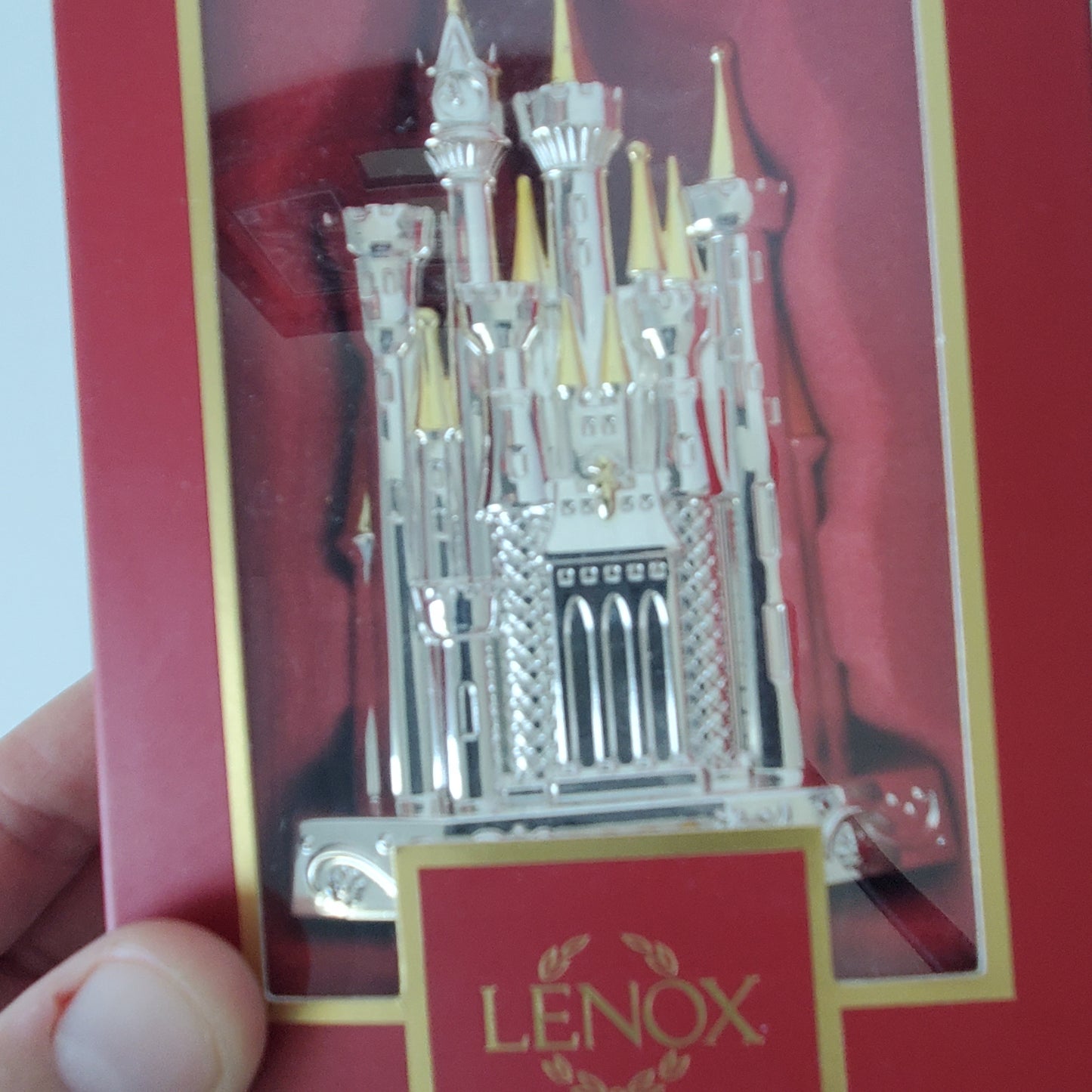 2023 Lenox Disney Cinderella's Castle Christmas Ornament 100th Anniversary