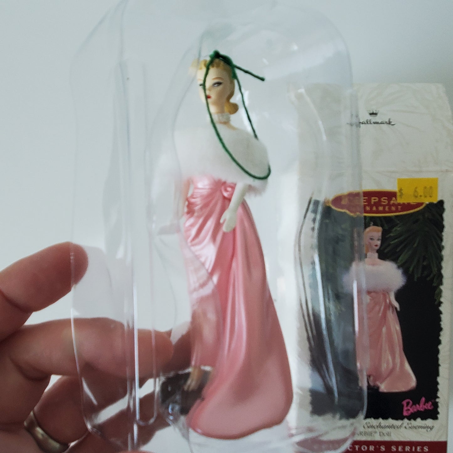 1996 Hallmark Barbie Enchanted Evening Christmas Ornament