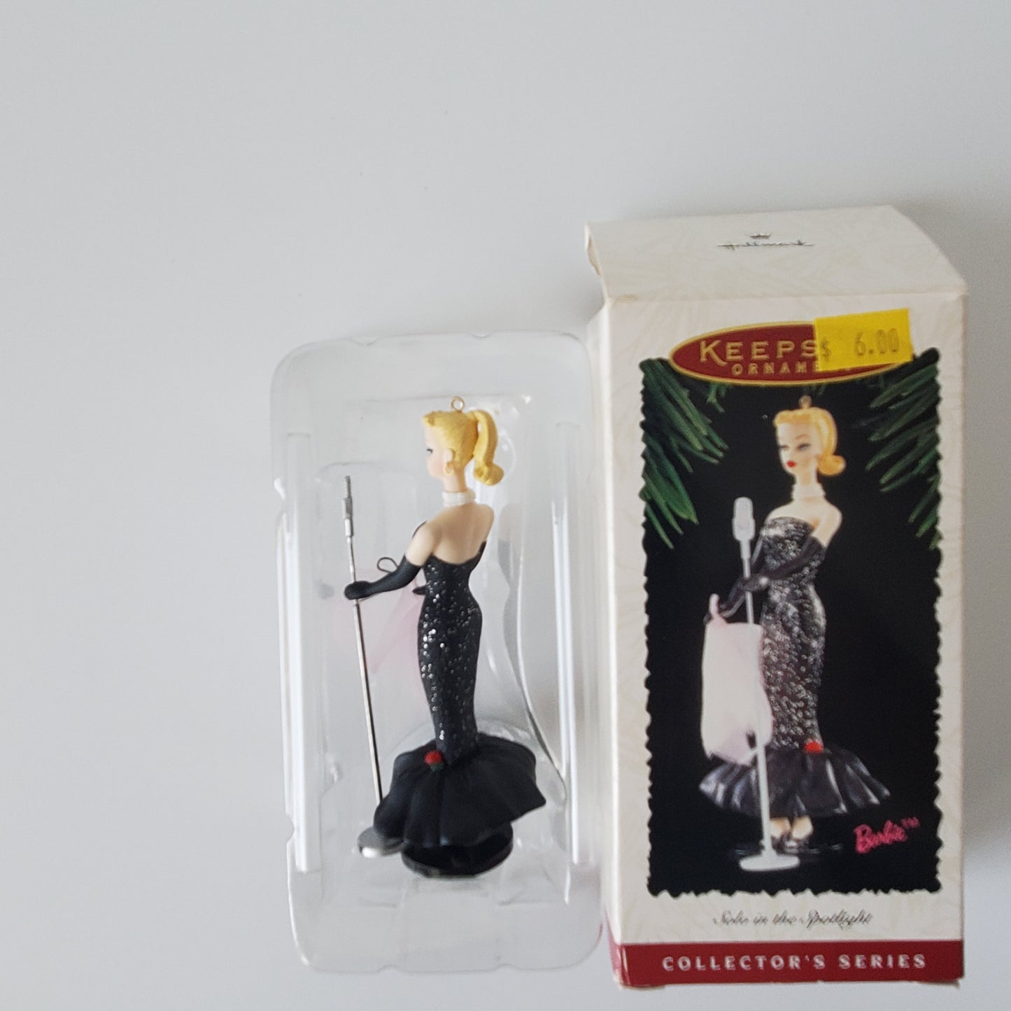 1995 Hallmark Barbie Solo in the Spotlight Christmas Ornament