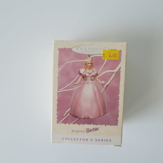 1996 Hallmark Barbie Springtime Barbie Ornament