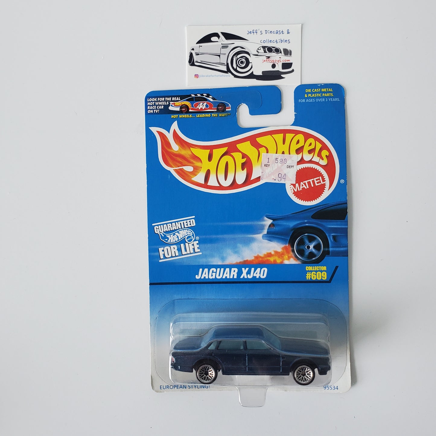 1997 Hot Wheels Jaguar XJ40 #609