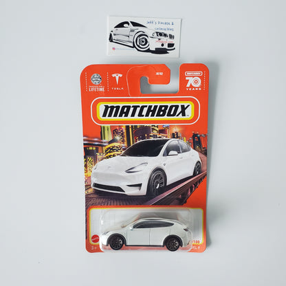 2023 Matchbox Tesla Model Y White