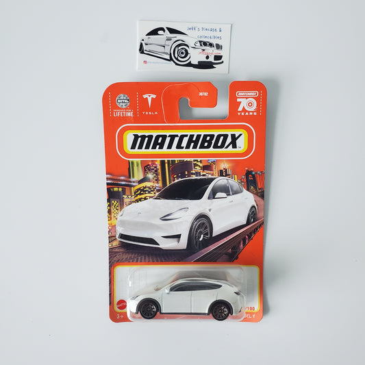 2023 Matchbox Tesla Model Y White