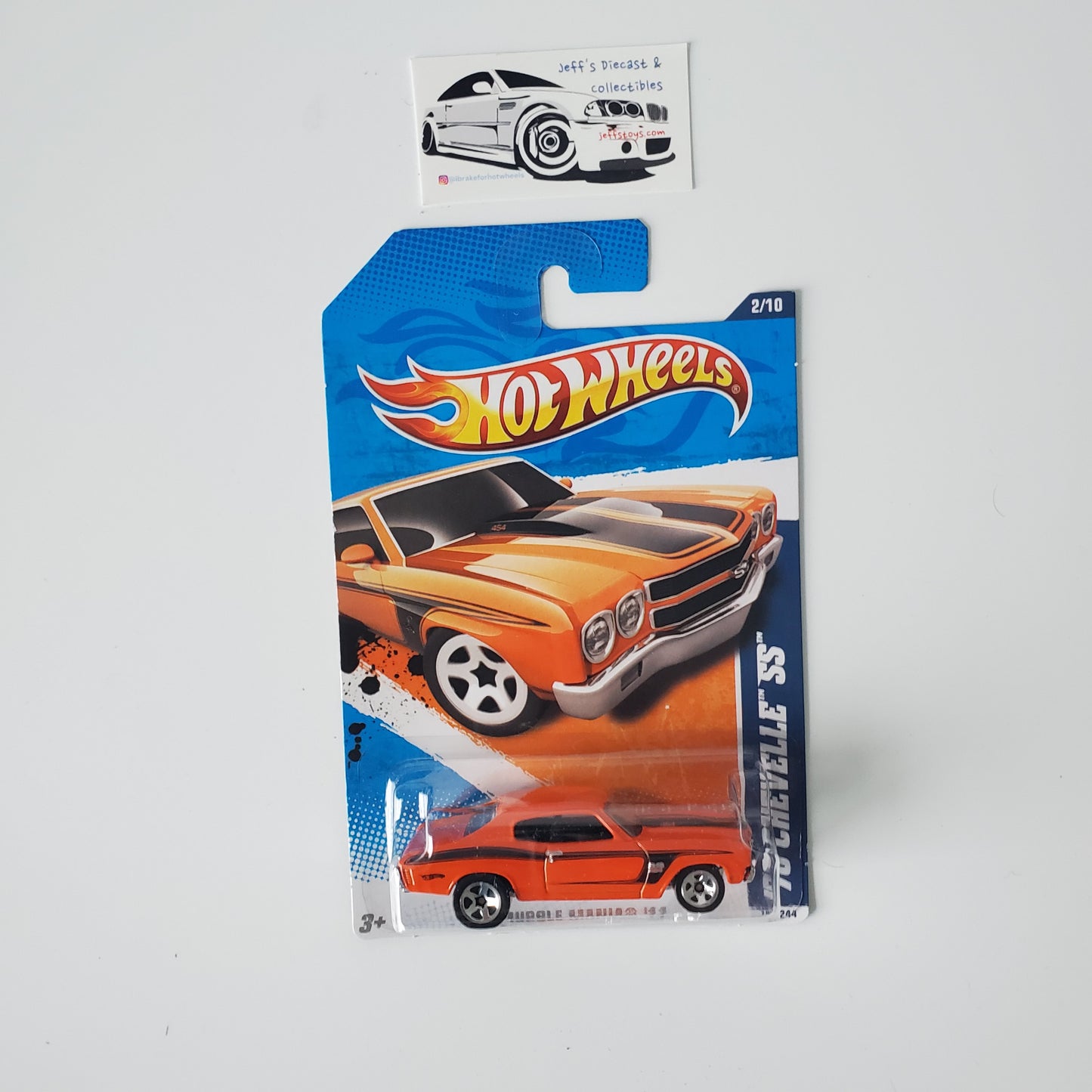 2011 Hot Wheels '70 Chevy Chevelle SS #102 Orange