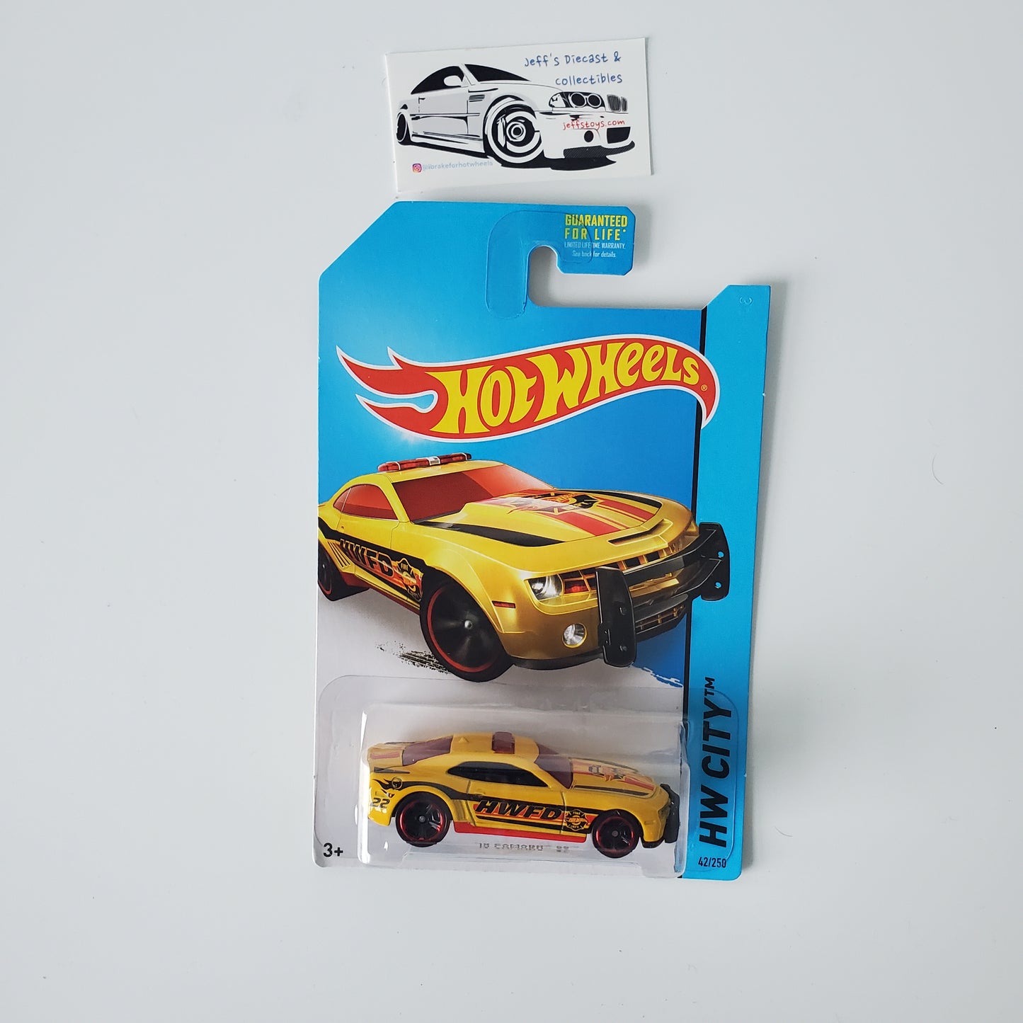 2014 Hot Wheels '10 Camaro SS #42 Yellow