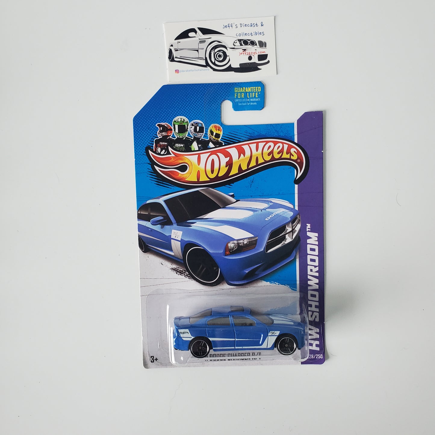 2013 Hot Wheels '11 Dodge Charger R/T #228 Blue