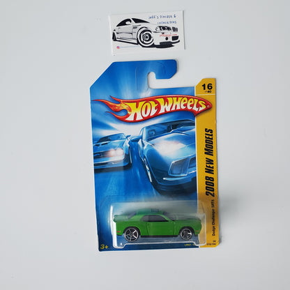 2008 Hot Wheels Dodge Challenger SRT8 #16 Green