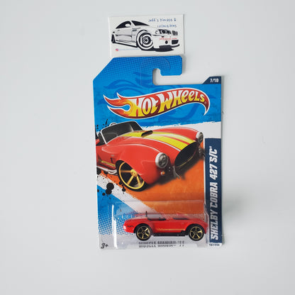 2011 Hot Wheels Shelby Cobra 427 S/C #107 **Red Windshield Variation