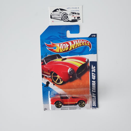 2011 Hot Wheels Shelby Cobra 427 S/C #107 Red