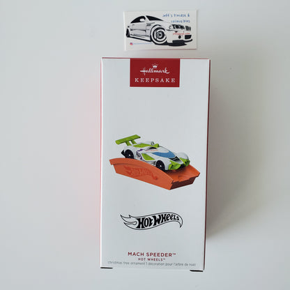 2023 Hallmark Hot Wheels Mach Speeder Magic Christmas Ornament